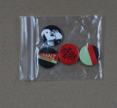 Franz Ferdinand Do You Want To Rare Set Of 4 Different 1inch Pins Badges Buttons