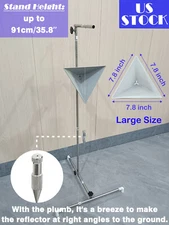 Large Size Radar Reflector Target ADAS Calibration Tool For Honda Toyota Ford GM