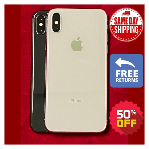 Apple iPhone X 64GB/256GB Unlocked Space Gray/Silver for Verizon AT&T T-Mobile