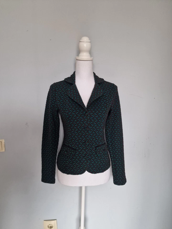 KING LOUIE Damen Grun / Schwarz  Jacke Blazer Gr. S - Bild 4 von 4