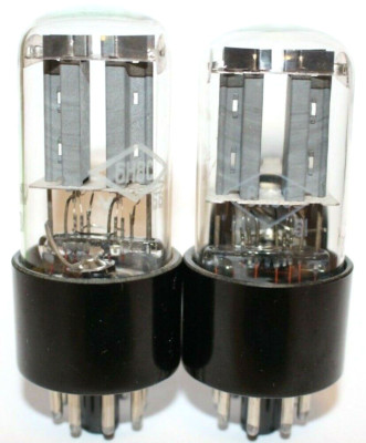 2x NOS 6N8S / 6SN7 / 1578 / ECC32 Tested / Matched pair / Foton / Valves / Röhre