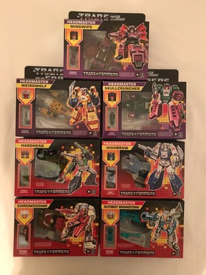 Transformers Generations Retro G1 Headmasters (Walmart Exclusive) Wave 1 & 2 NEW