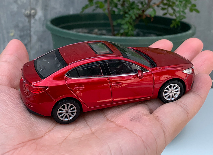 402-631 Hi-Story 1/43 マツダ SPEED AXELA Mazda Mazdaspeed Axela (2003) True Red (Diecast Car) - HobbySearch