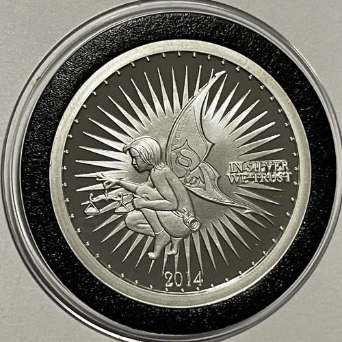 Silverbug Fairy Collector Proof Coin 1 Troy Oz .999 Fine Silver Round Medal 999