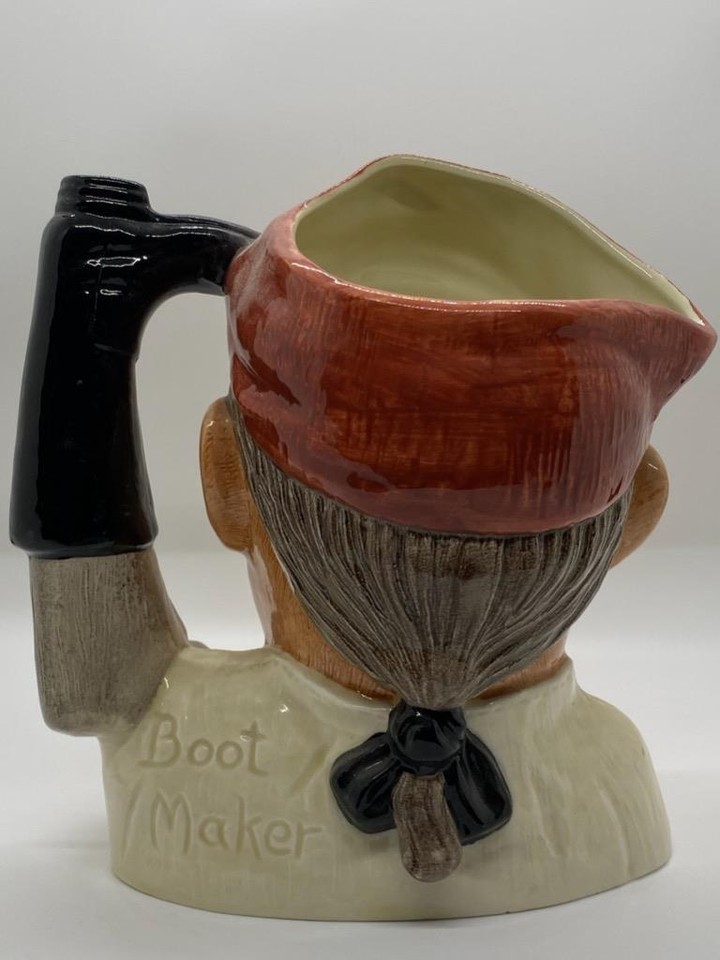 Royal Doulton Personnages De Williamsburg Bootmaker Toby Cruche Grande