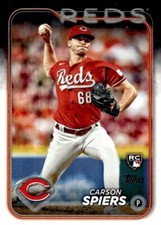 2024 Topps #365 Carson Spiers RC Cincinnati Reds