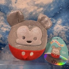 Squishmallows Disney 100 Adorable 5" Mickey Mouse Squishmallow New