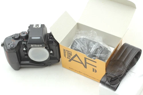 [MINT] Nikon F4S F4 S 35mm SLR Film Camera Body AF 80-200 F4.5-5.6 D Lens JAPAN