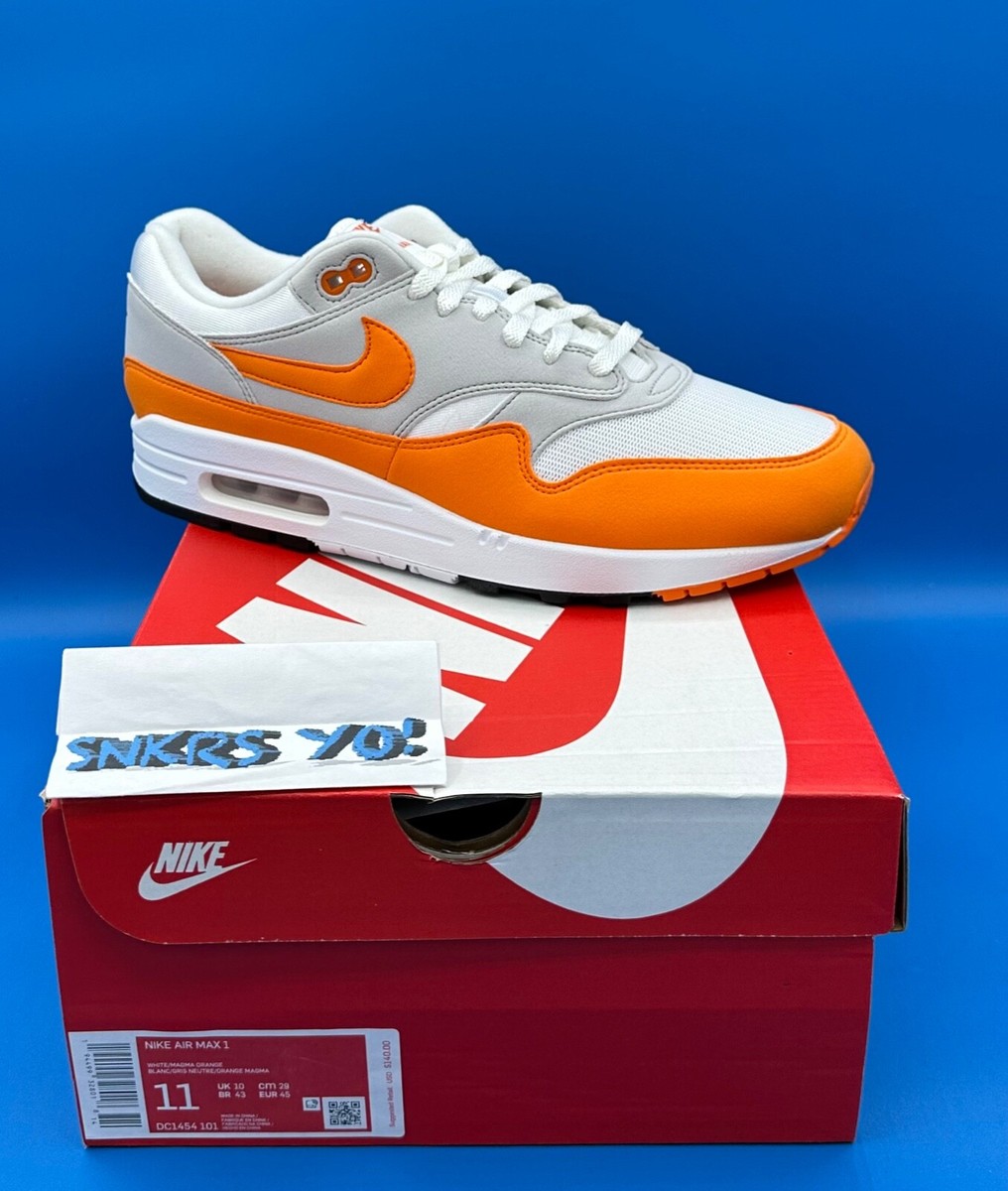 Nike Air Max 1 Anniversary Orange 2020 (DC1454-101) Men's