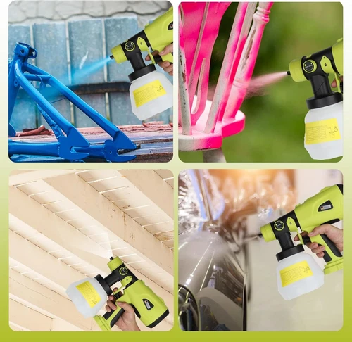 Kabellose Farbsprühpistole für Ryobi 18 V batteriebetrieben bürstenlos Motorlackierer - Bild 7 von 23