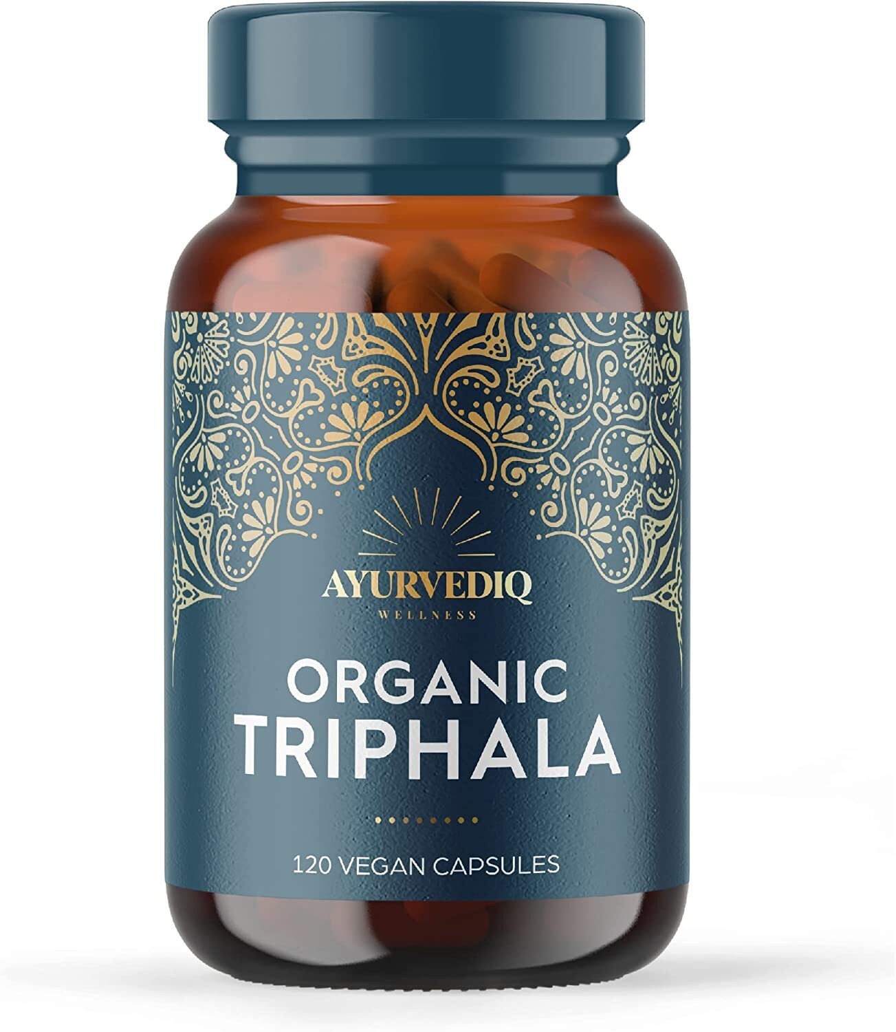 Ayurvediq Wellness Organic Triphala - 120 Capsules - Image 3