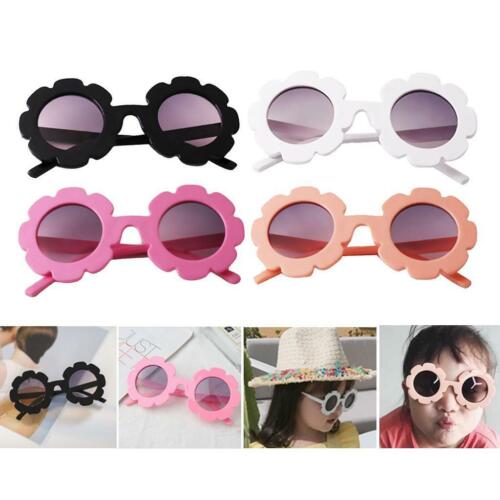 4 Paar niedliche Blumensonnenbrille für Kleinkind Kinder Vorschule UV400 Sommerfarbtöne - Bild 1 von 12