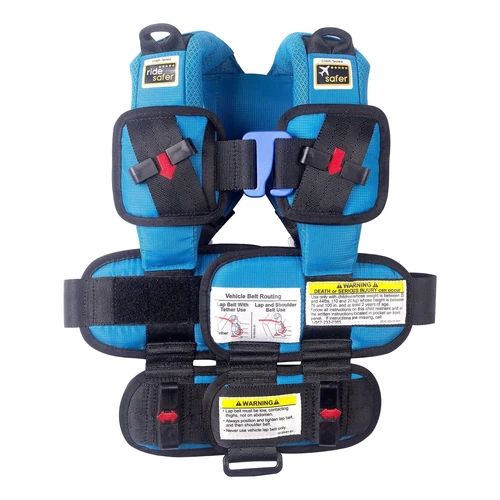 Ride Safer Travel Vest, Lightweight, Compact, and Portable Car Seat. Extra Small