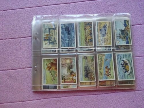 UK Issue In Plastic Sleeves Military/War Collectable Cigarette Cards