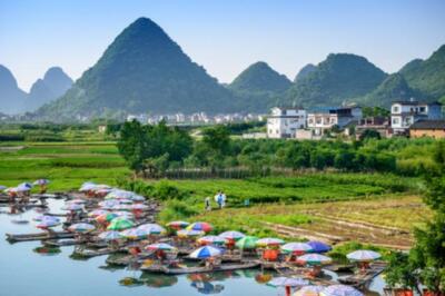 Wandbild: TH Eli-Fluss in Yang sagte, China (40513064)