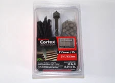 FastenMaster Cortex Hidden Fasteners 2-1/2", Island Mist, FMCTX-TX75TSLM (75ct)