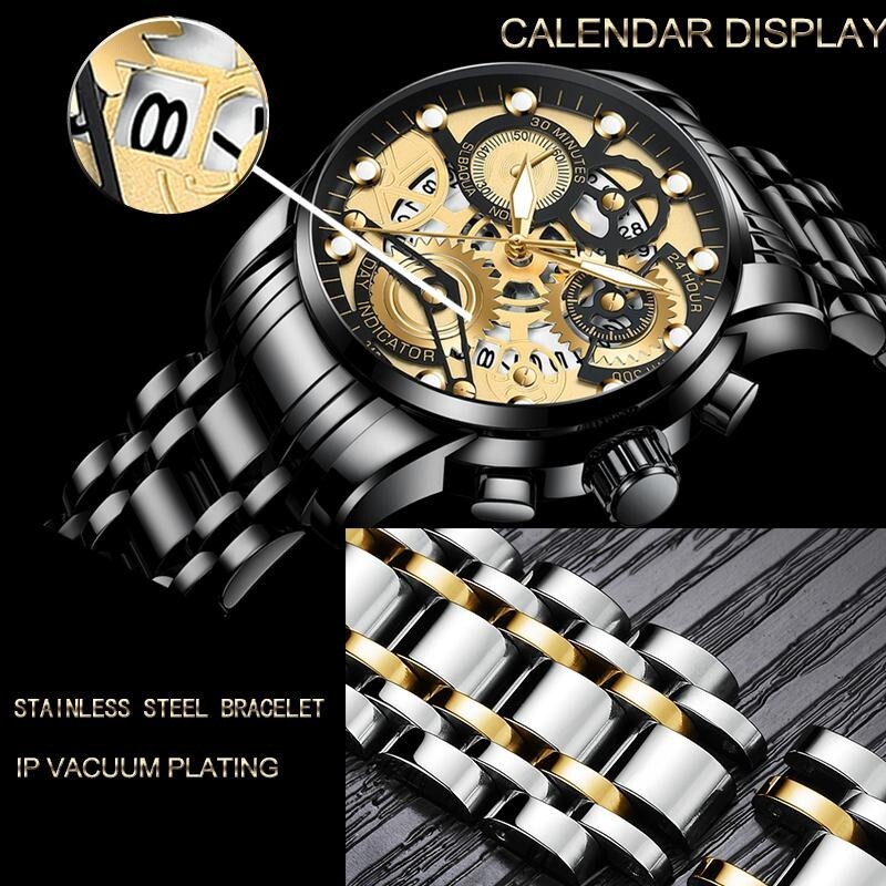 Montre design Seton avec mouvement à quartz de haute précision - 3