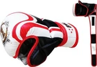 Farabi Real Leather Grappling Gloves MMA Fight Boxing Kickboxing Muaythai Gloves