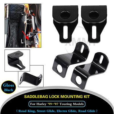 Harley-Davidson Detachable Saddlebag Brackets and Mounting Hardware