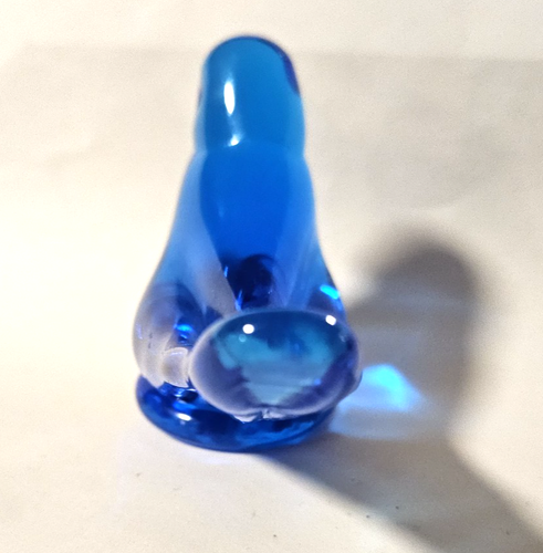 Vintage 1988 Bluebird of Happiness Kunst Glas Figur Phoenix Studios 4,5" Ron Ray - Bild 3 von 6