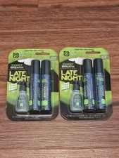 4-Pack Sweet Breath Late Night Mint Mojito Spray + 2 Free Drops