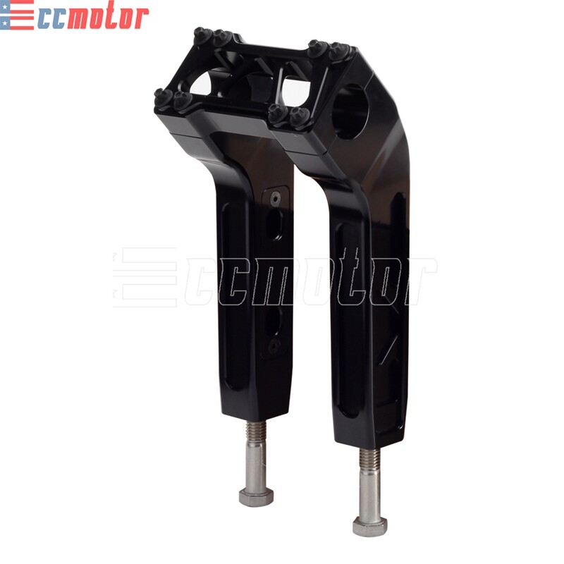 8" Pullback Handlebar Riser Club Style 1 1/4" Clamp For Harley Softail Touring