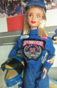 nascar barbie 50th anniversary ebay