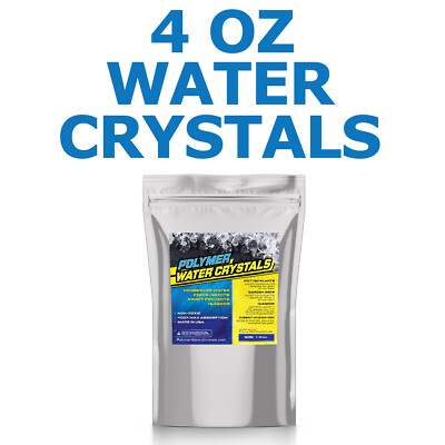 Water Polymer Crystals 4 OZ Soil Conserve Watering Insect Feed Cricket - USA