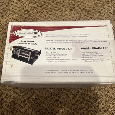 Pleasant Hearth Wood Stove Blower Variable Speed PBAR-2427 NEW | eBay