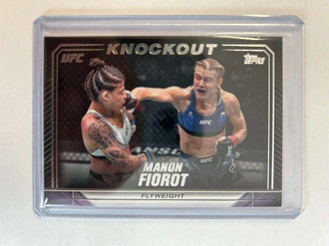 9 TOPPS UFC KNOCKOUT 2024 MANON FIOROT FLYWEIGHT  .