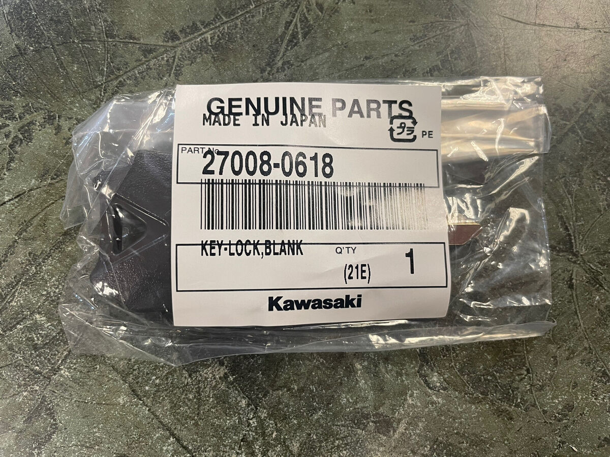 OEM Kawasaki Key Blank Ninja ZX 6R 6RR 10R 12R 14 650R OEM Kawasaki Key Blank Ninja ZX 6R 6RR 10R 12R 14 650R