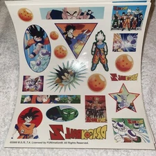 New Dragon Ball Z Tattoo Party Gift Favor Set of 5