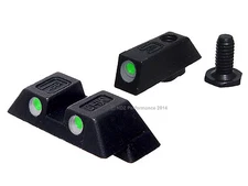 Glock OEM Night Sight Set Tritium 3 Dot for Glock 9mm/.40 17 19 22 23 24 26 6.5