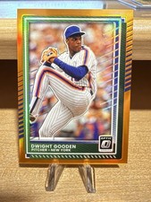 2025 Panini Donruss Optic Baseball MLB Orange Dwight Gooden Mets /199 Card #69