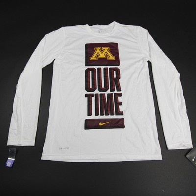  Minnesota Golden Gophers Nike Nike Tee Long Sleeve Shirt Men's New with Tags S