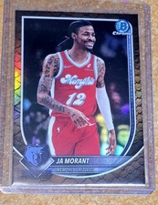 2025-26 Bowman Chrome Basketball JA Morant Reptilian Refractor #BCV-136-Mephis