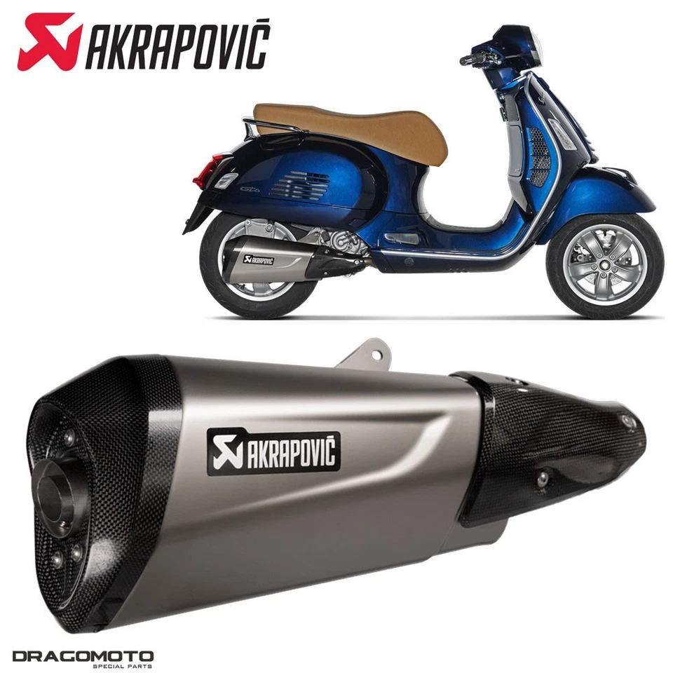 Escape VESPA GTS 300 HPE ABS Super Racing Sixties 2021-2022 AKRAPOVIC RC S-VE... - Imagen 1 de 4