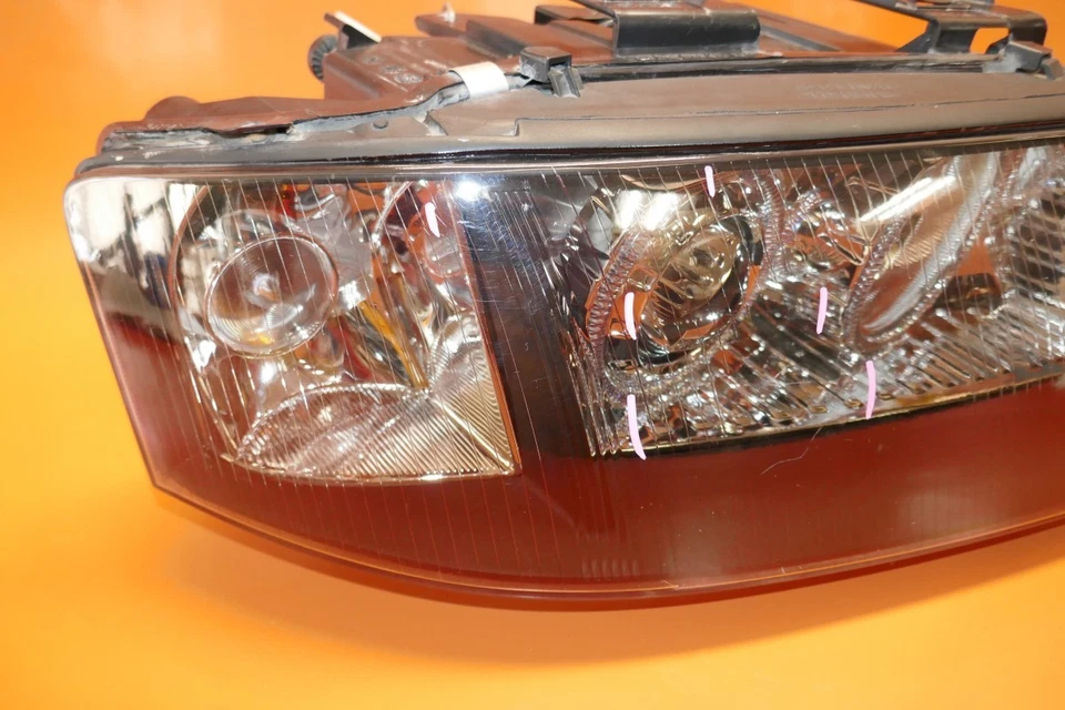 FARO XENÓN PASAJERO DERECHO AUDI A6 2002 2003 2004 4B0941004 OEM AHUMADO Foto 2 de 4