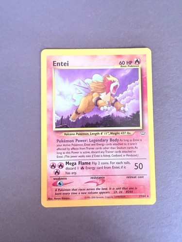 Pokémon TCG Entei Neo Revelation 17/64