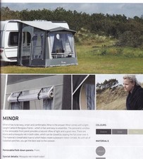 Isabella Minor Dawn Caravan Porch Awning With CarbonX Frame (2023 used twice)