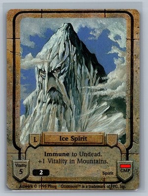 Guardians CCG Ice Spirit TCG Limited Edition