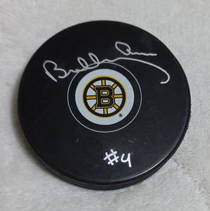 Bobby Orr #4 Boston Bruins Signed Official NHL Autographed Hockey Puck