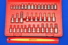 Snap-on Tools NEW 37 Piece Combination Drive Socket Driver Set 237HEXTORXST