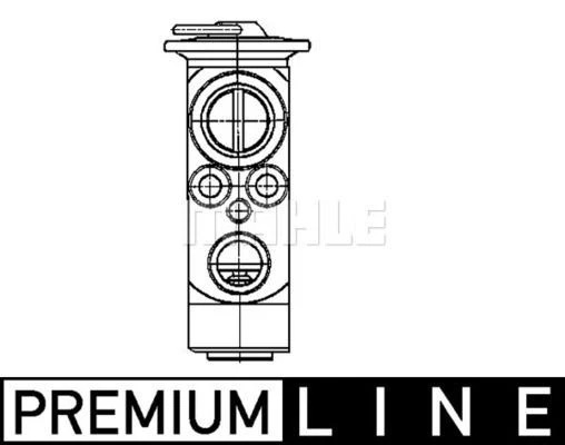 KLIMAANLAGE EXPANSIONSVENTIL MAHLE ORIGINAL AVE 100 000P I FÜR MERCEDES-BENZ - Image 2 of 4