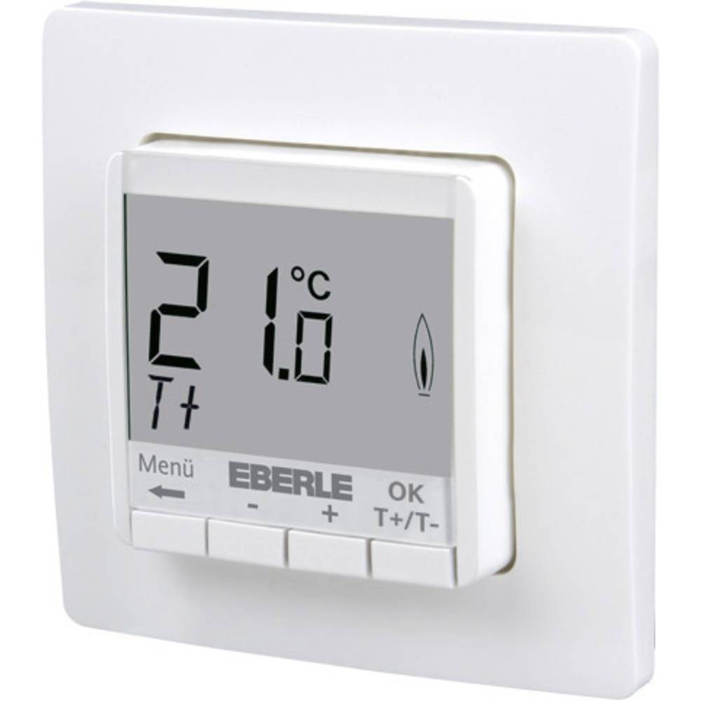 Thermostat d'ambiance encastré Eberle FITnp 3Rw pour un salon chaleureux et économique