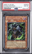 2005 YU-GI-OH MASTER COLL VOLUME 2 EN003 EXODIA NECROSS PSA 8