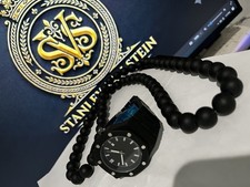 Bold Plastic Black Quartz Watch Plus black be...