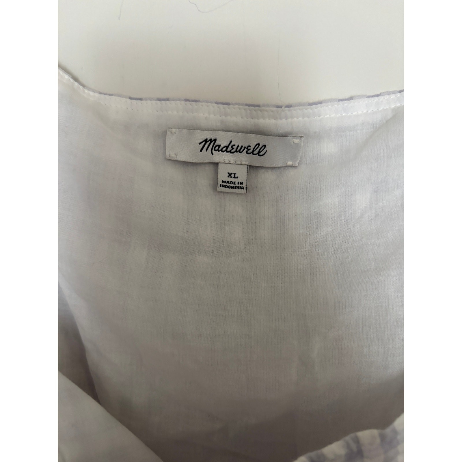 Patchwork Gingham Button-Front Tiered Midi Dress … - image 4