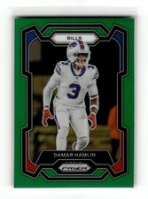 Damar Hamlin 2023 Panini Prizm #27 Buffalo Bills Green