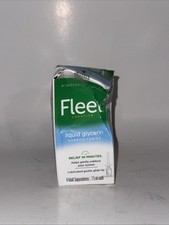 Fleet Liquid Glycerin Suppositories for Adult Constipation, 7.5 mL Exp 09/26